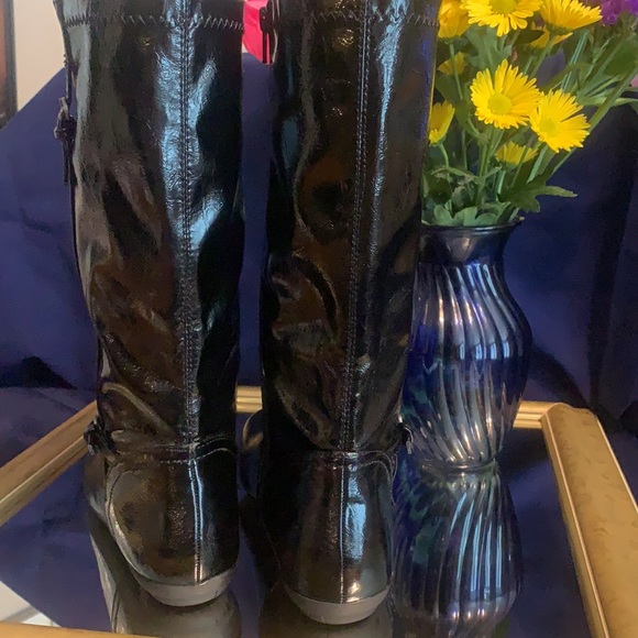 Nordstrom black boots NWT Sz 9 - Picture 4 of 9